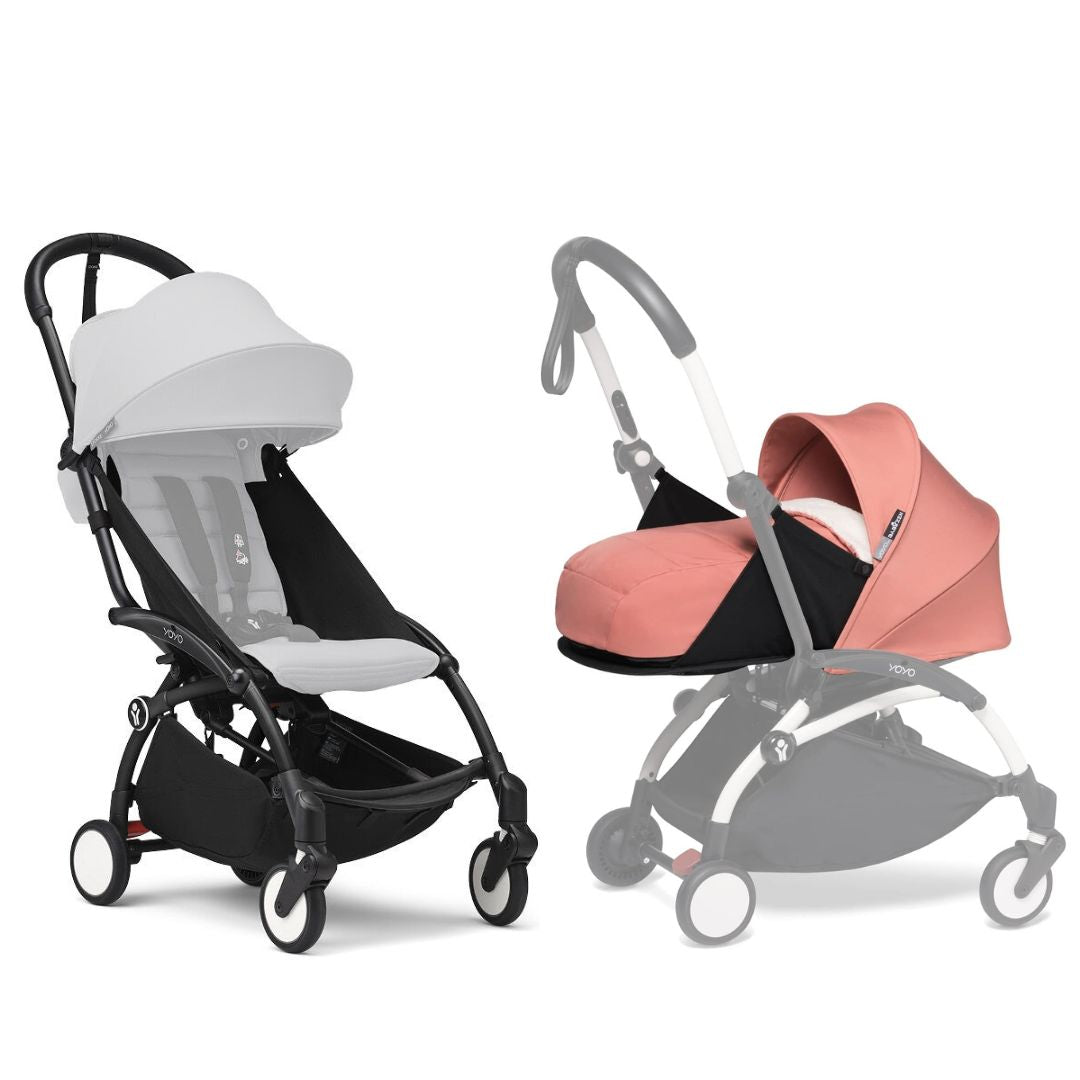 Stokke YOYO3 Stroller Frame with Babyzen YOYO Newborn Pack